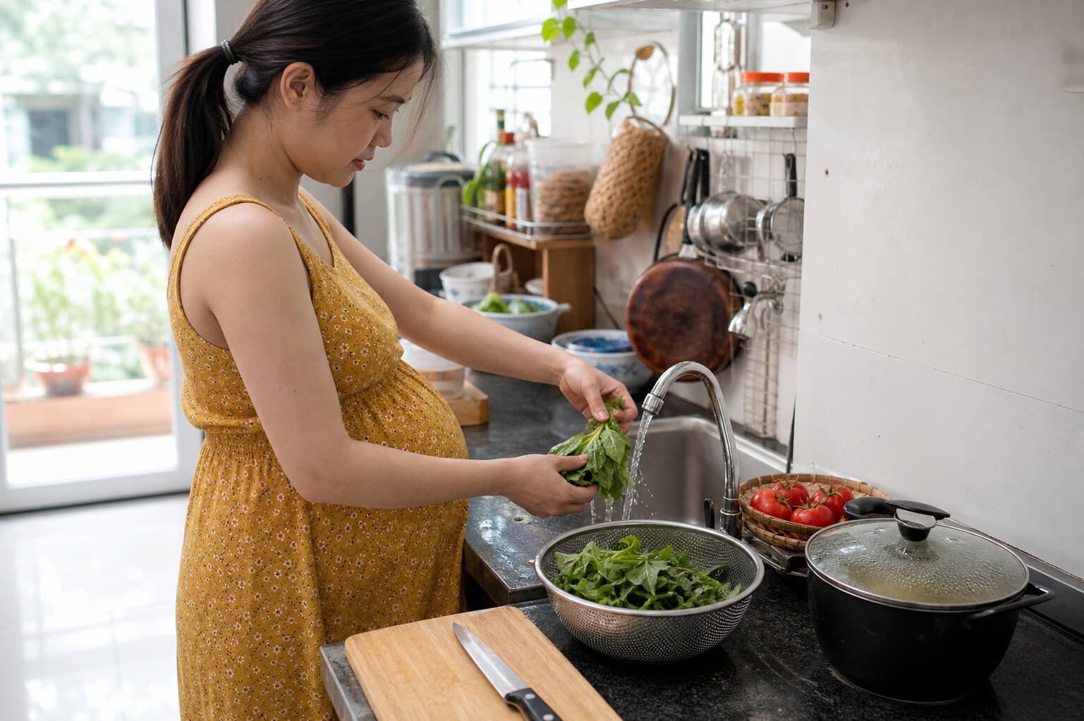 An toàn thực phẩm khi mang thai: 4 nguyên tắc trong bếp