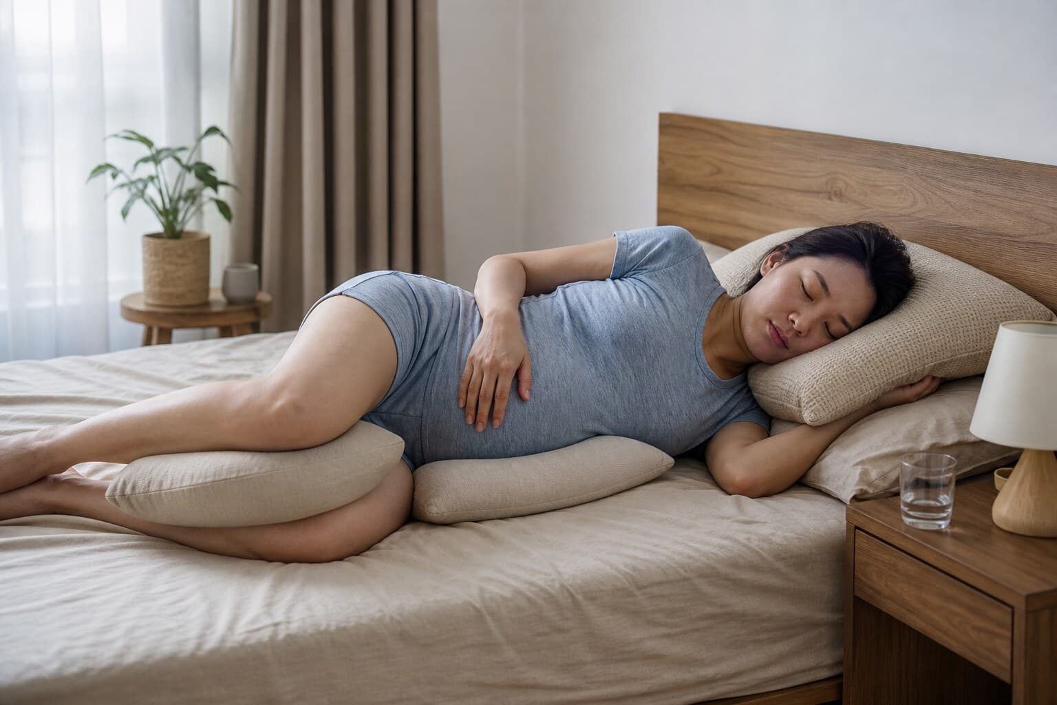 Giấc ngủ thai kỳ: Tư thế ngủ và cách dễ ngủ hơn