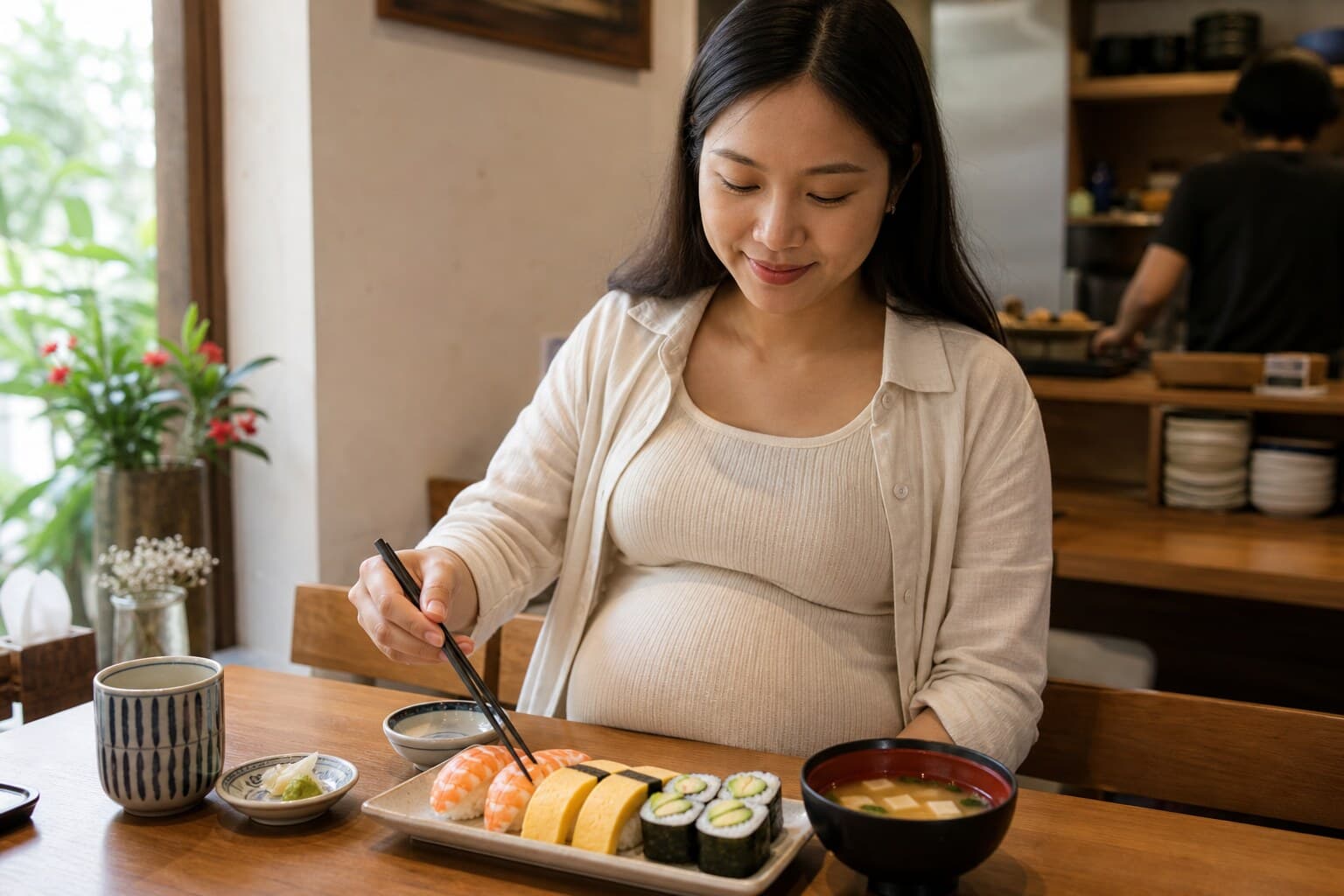 Mẹ bầu ăn sushi được không? Lưu ý với cá sống và hải sản