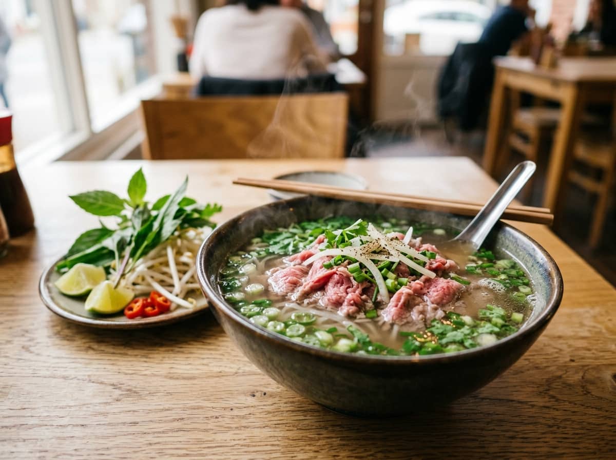 Quét món Phở Bò